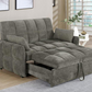 Cotswold Upholstered Convertible Sleeper Sofa Bed Dark Grey 508308 coming soon