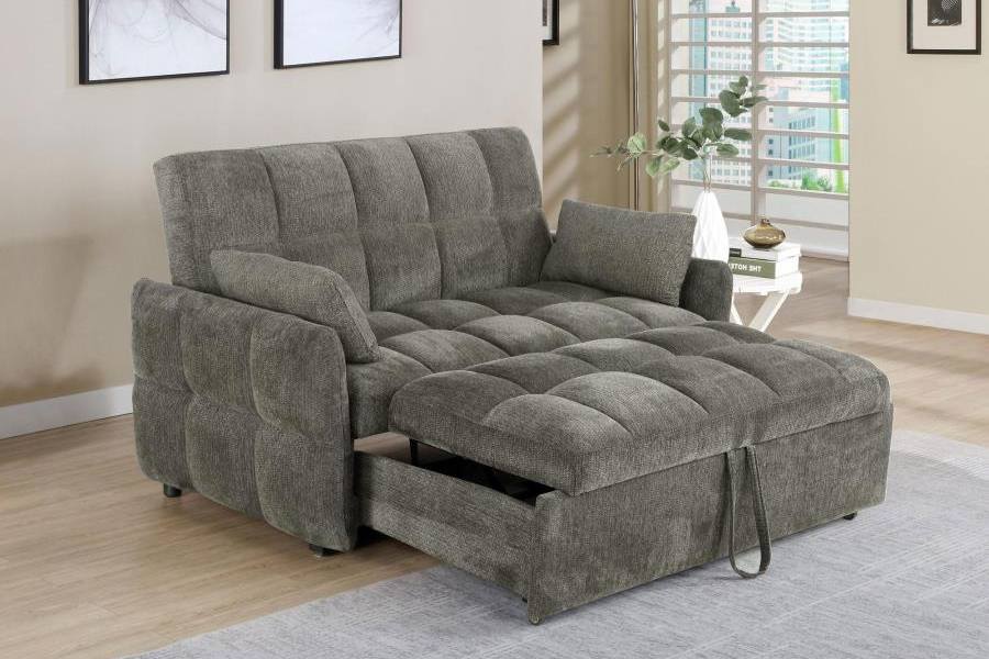 Cotswold Upholstered Convertible Sleeper Sofa Bed Dark Grey 508308 coming soon