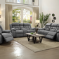 Higgins 3-piece Upholstered Motion Reclining Sofa Set Grey  602261-S3 Comming Soon