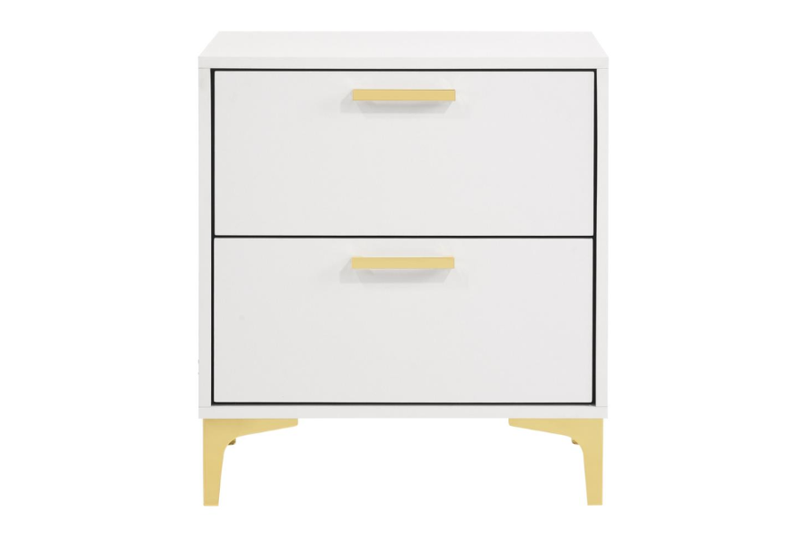 Kendall 2-drawer Nightstand White 224402