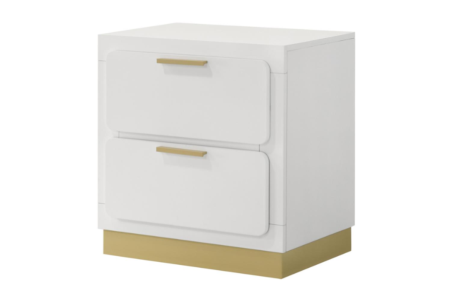 Caraway 2-drawer Nightstand White 224772