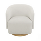 Henredon Murphy Swivel Boucle Chair