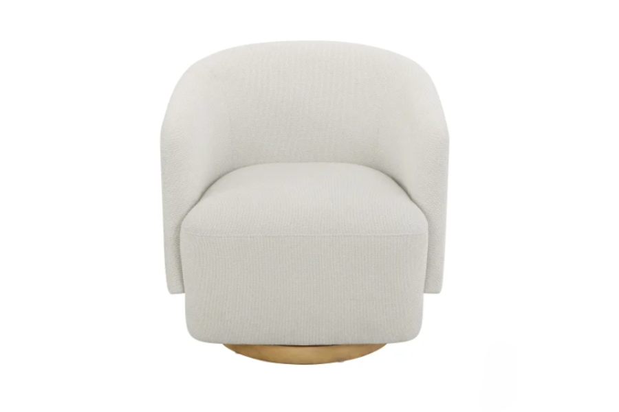 Henredon Murphy Swivel Boucle Chair