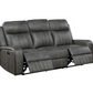 Raelynn Upholstered Track Arm Motion Sofa Grey	 603191