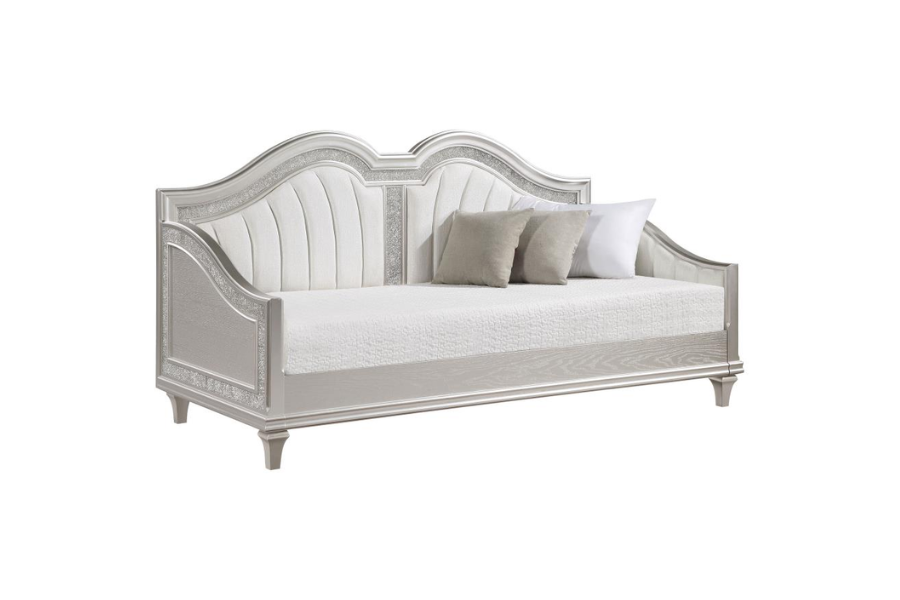 Evangeline Upholstered Twin Daybed Silver Oak 360121