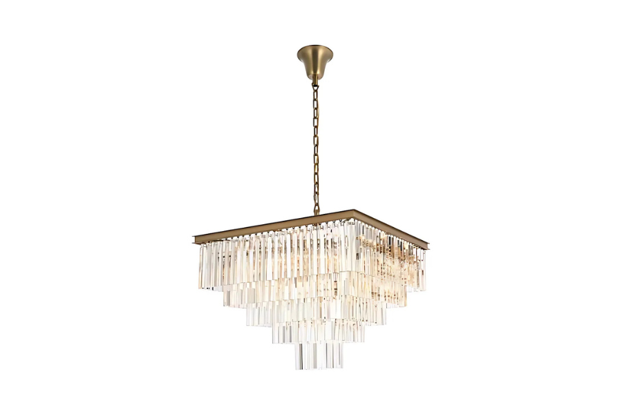 Sydney 21 Light 34 inch Satin Gold Chandelier Ceiling Light