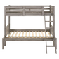 Ryder Wood Twin Over Full Bunk Bed Weathered Taupe 400819