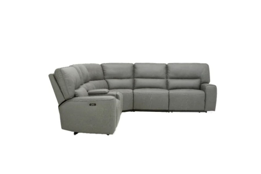 Sweeney 6-piece Fabric Power Reclining Sectional with Power Headrests