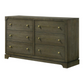 Gran Park 6-drawer Dresser Cabinet Dark Cocoa 224933