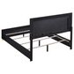 Juego de dormitorio Marceline Eastern King de 5 piezas, color negro 222831KE-S5 