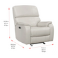 Barcalounger Columbia Leather Power Recliner with Power Headrest