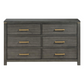 Kieran 6-drawer Dresser Grey 224743