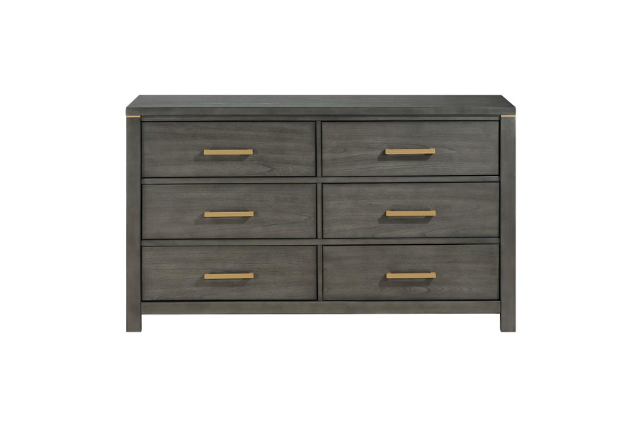 Kieran 6-drawer Dresser Grey 224743