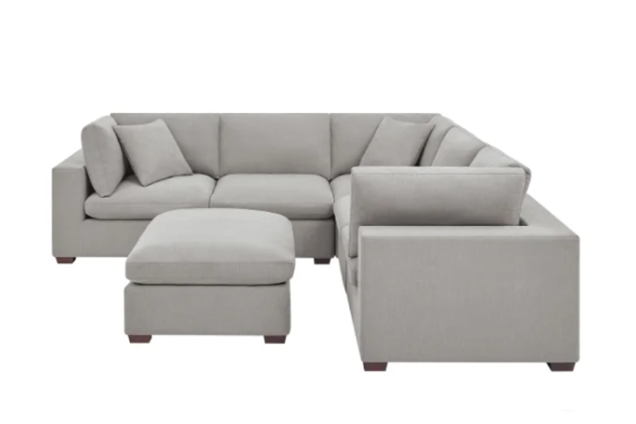 Thomasville Lowell 4-piece Fabric Modular Sectional Floor Model