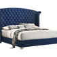 Melody 4-piece Eastern King Bedroom Set Pacific Blue	223371KE-S4