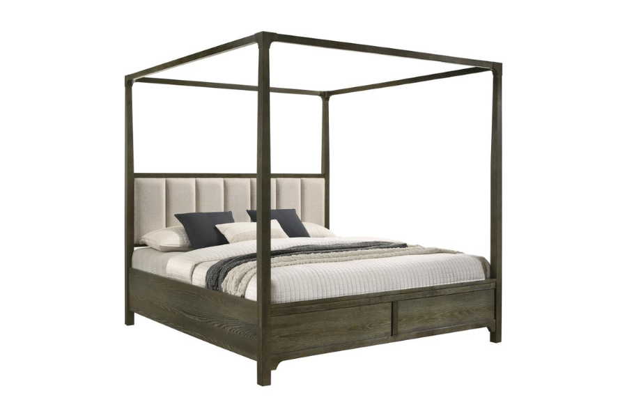 Gran Park Queen Canopy Bed Dark Coc 224931Q