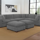 Thomasville Lowell 8 - piece Modular Sectional Floor Model