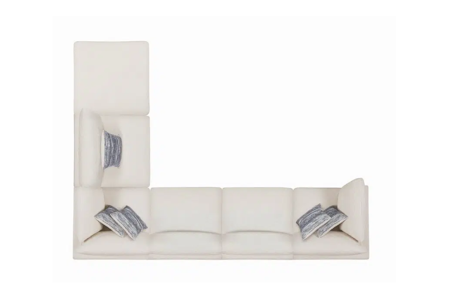 Serene Beige Cloud Modular Sectional Sofa