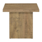 Devar Square Engineered Wood End Table Mango Brown 708067 Comming Soon