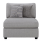 Cambria Upholstered Armless Chair Grey	551511