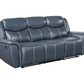 Conjunto de sofá reclinable tapizado de 3 piezas Sloane azul 610271-S3 