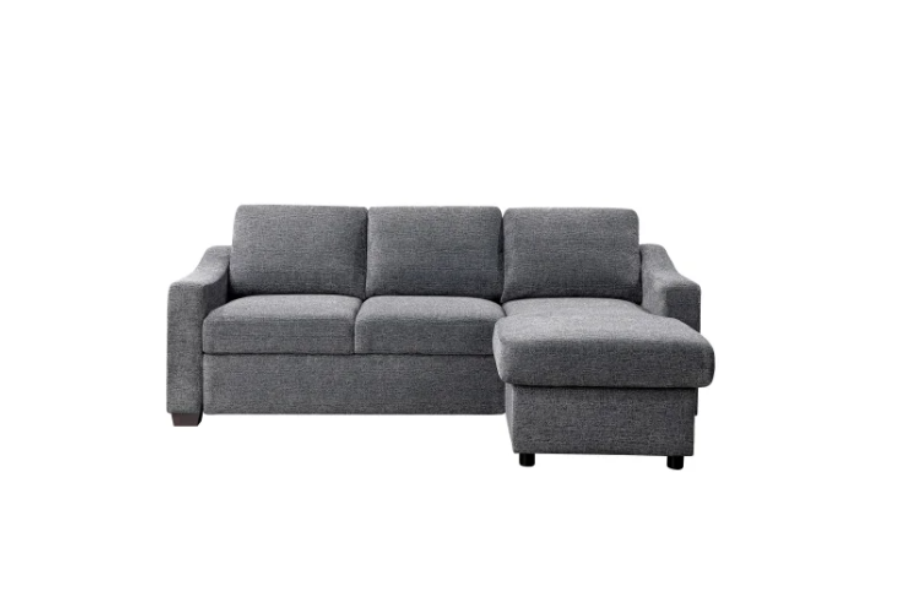 Coddle Aria Fabric Sleeper Sofa with Reversible Chaise