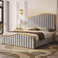 upholstered bed