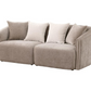 Townsend Chenille Upholstered Rolled Arm Sofa Latte	504754 Comming Soon