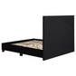 Hailey Upholstered Queen Panel Bed Black 315925Q