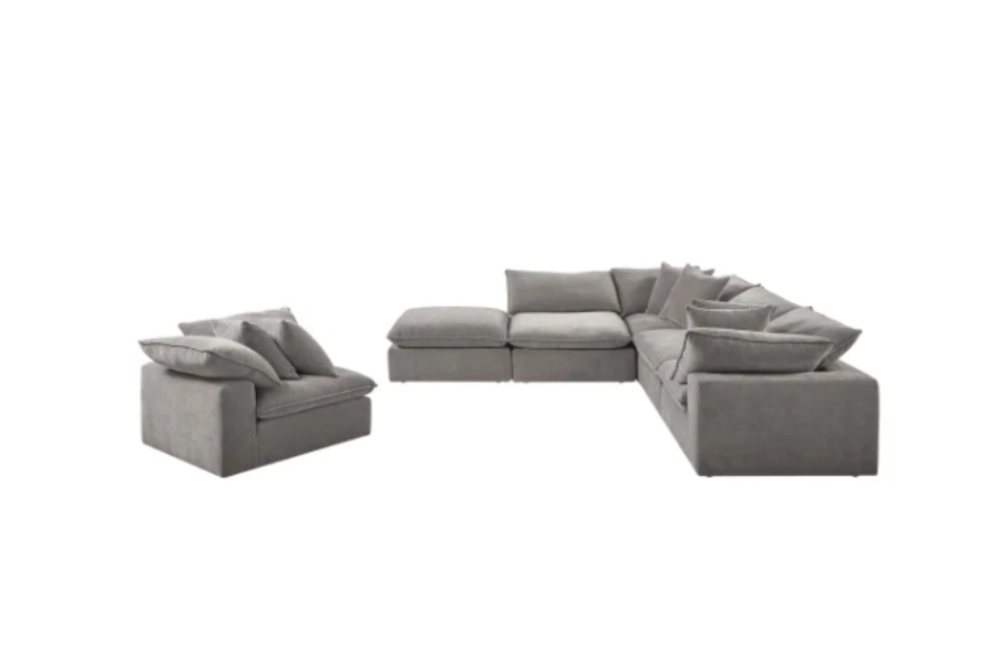 Sereen 5-piece Fabric Modular Sectional Floor Model 188759