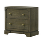 Gran Park 2-drawer Nightstand Bedside Table Dark Cocoa 224932