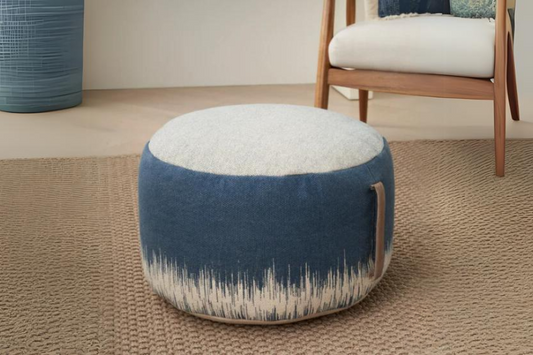 Mina Victory Life Styles Pouf, 20" x 20" x 12"