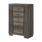 Janine 5-drawer Bedroom Chest Grey 223555 Comming Soon