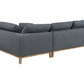 Persia Upholstered Track Arm Sectional Sofa Grey 508857