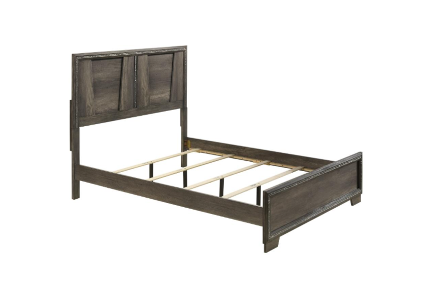 Janine Wood Queen Panel Bed Grey 223551Q Comming soon