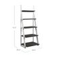 Ashlyn 72" Ladder Bookcase