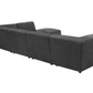 Sunny 6-piece Upholstered Modular Sectional Sofa Charcoal 552081-SET