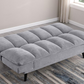 Laredo Upholstered Tufted Convertible Sofa Bed Grey 360018