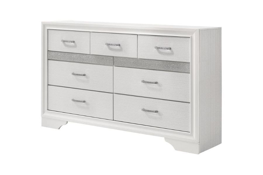 Miranda 7-drawer Dresser White 205113