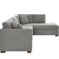 Thomasville Miles Fabric Sectional with Power Footrest