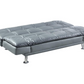 Dilleston Upholstered Tufted Convertible Sofa Bed Grey 500096