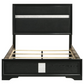 Miranda 54-inch Upholstered Full Panel Bed Black 206360F Comming Soon