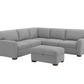 Thomasville Langdon Fabric Sectional with Storage Ottoman 1695544