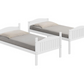 Arlo Wood Twin Over Twin Bunk Bed White 405053WHT