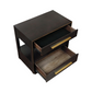 Durango 2-drawer Nightstand Smoked Peppercorn 223262