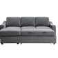 Coddle Aria Fabric Sleeper Sofa with Reversible Chaise