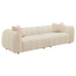 Winchester Boucle Upholstered Extra Long Sofa Sand Pebble 503997