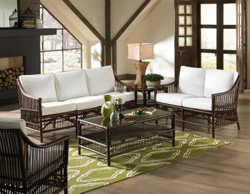 Bora Bora 5 PC Seating Set w/beige cushions