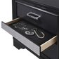 Miranda 2-drawer Nightstand Black	206362