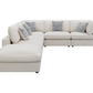 Serene 6-piece Upholstered Modular Sectional Sofa Beige	551321-SET